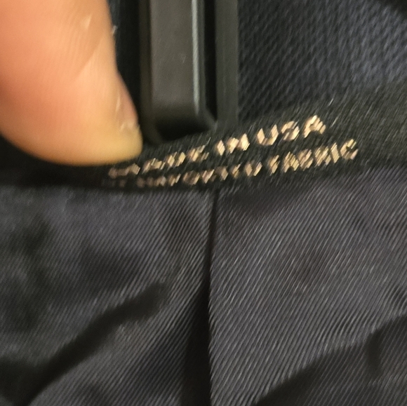 Vintage Hart Schaffner Marx Sports Coat Men 46R Navy Blue  2button Union - Picture 8 of 11